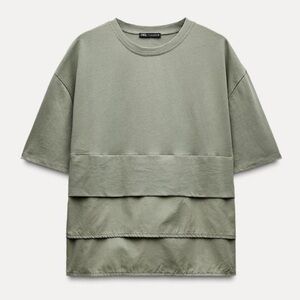 Zara Layered Short Sleeve Shirt